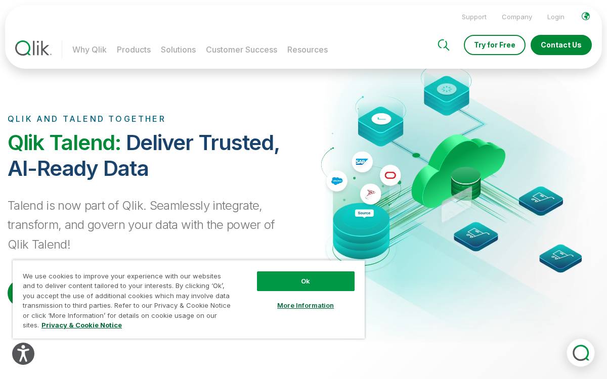 Talend website preview