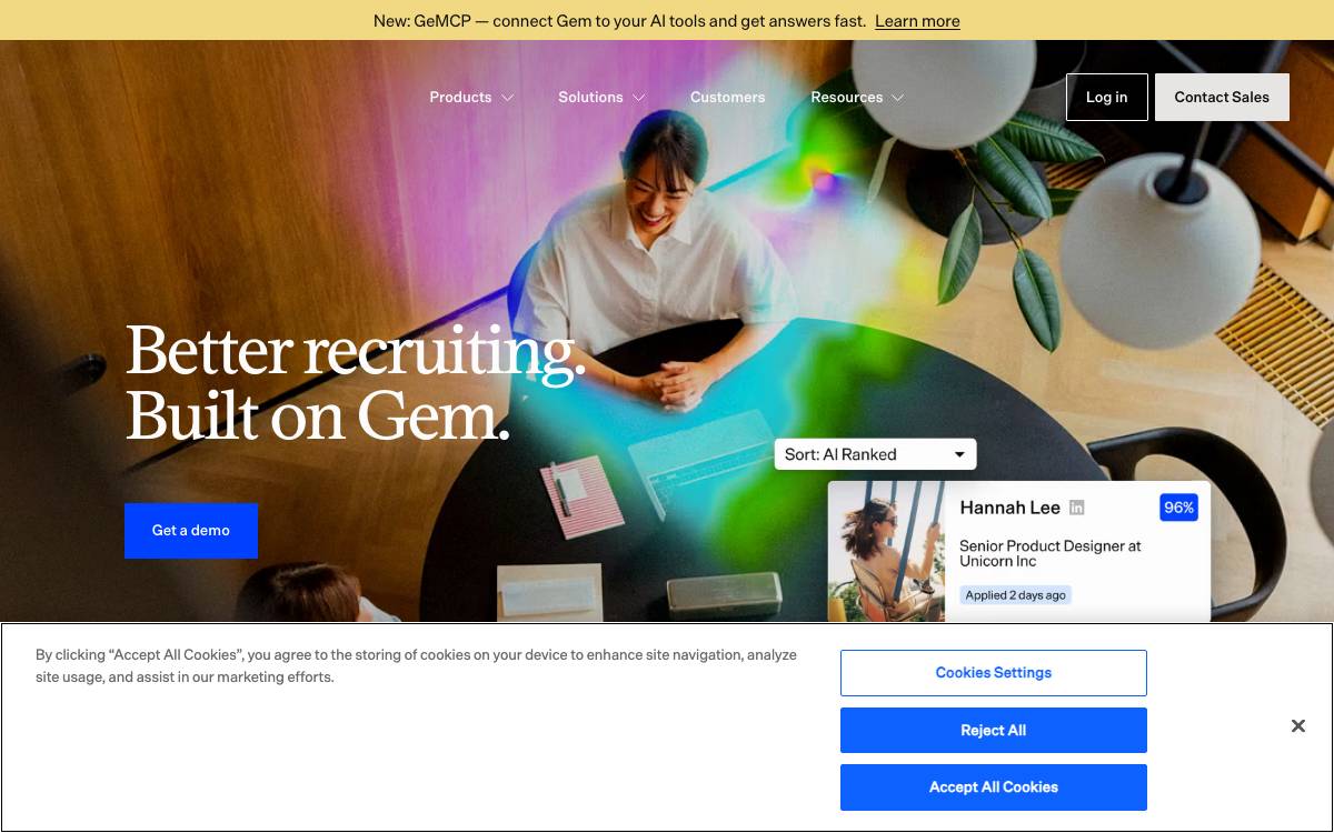 Gem website preview