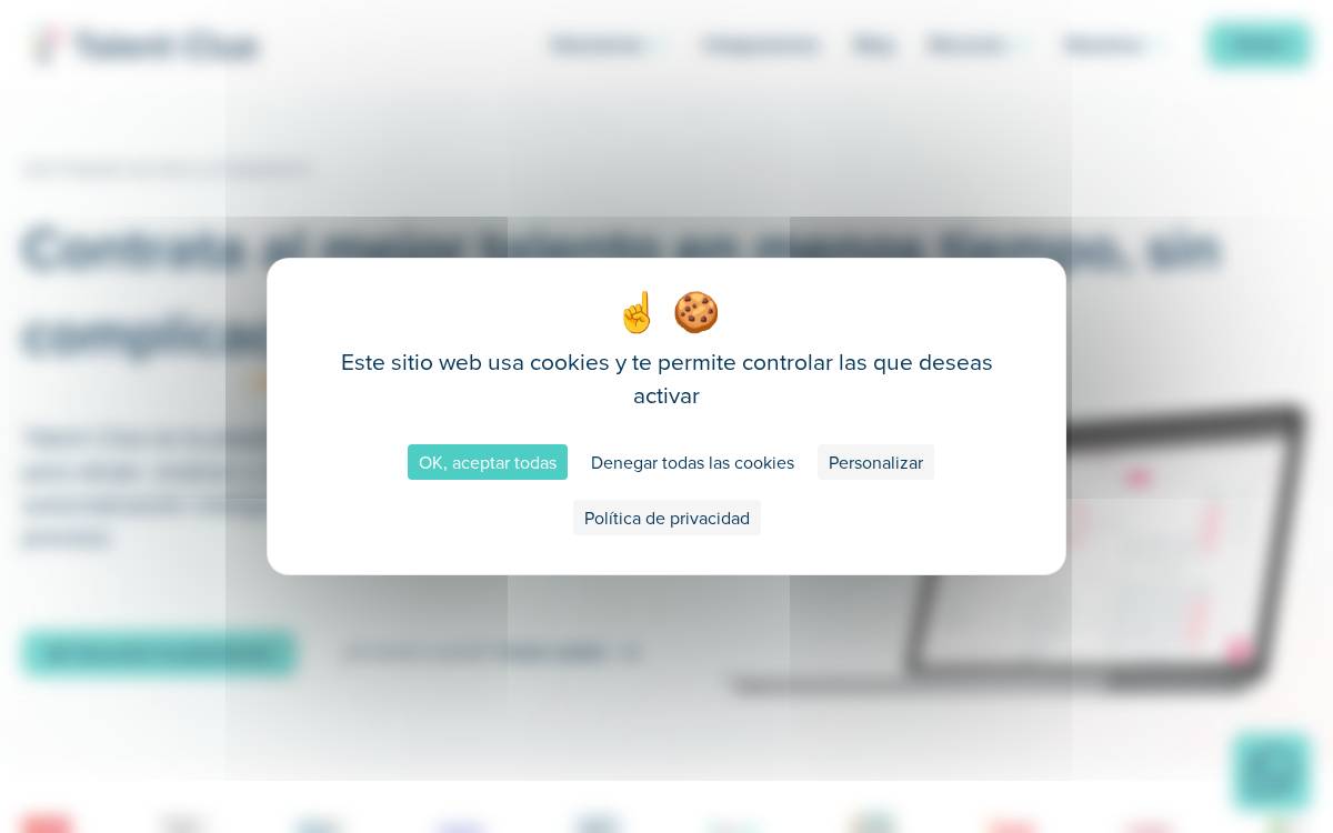 Talentclue website preview