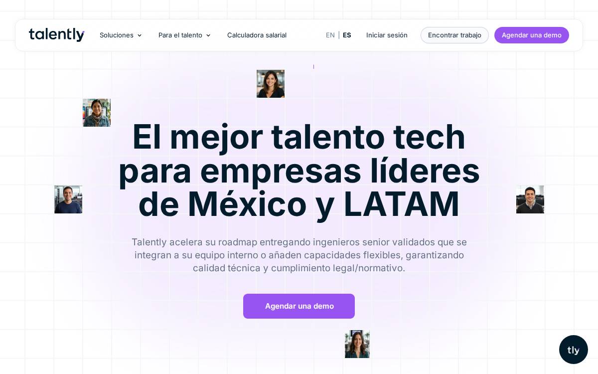 Talently_ website preview