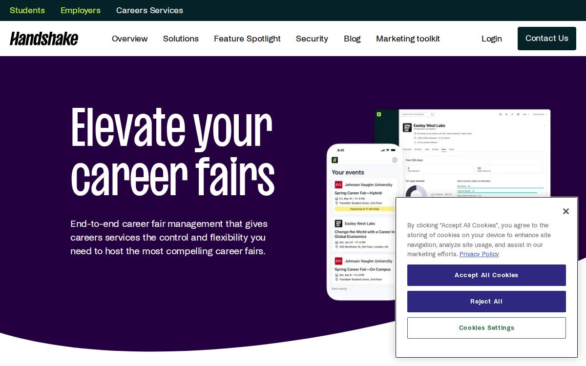 TalentSpace website preview