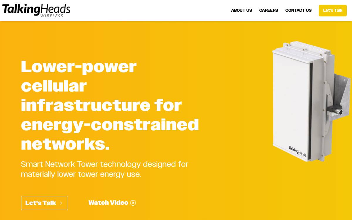 TalkingHeads Wireless website preview