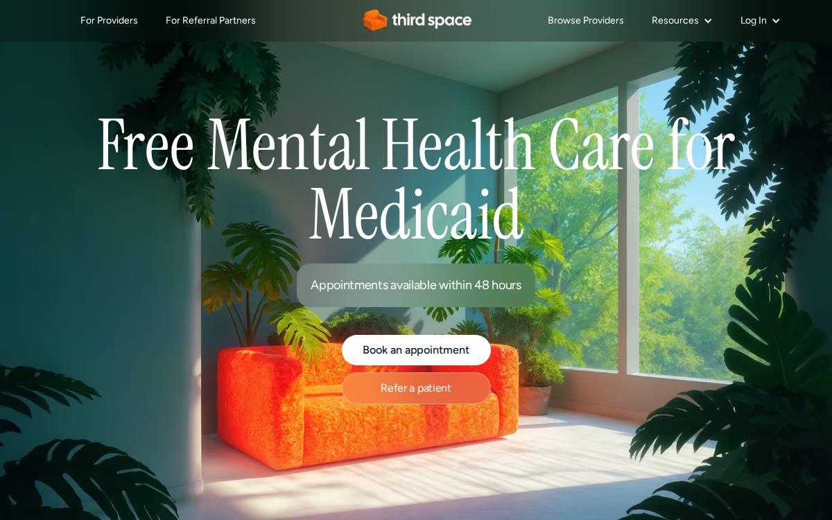 Talkthirdspace website preview