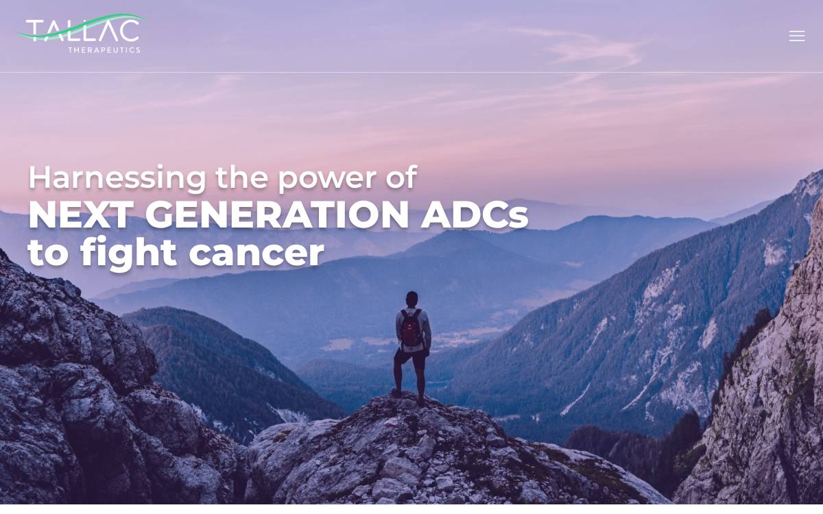 Tallac Therapeutics website preview