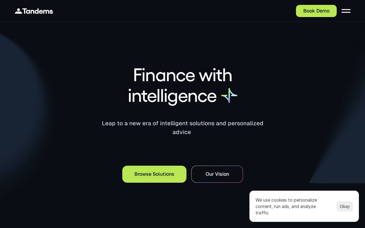 Tandems website preview