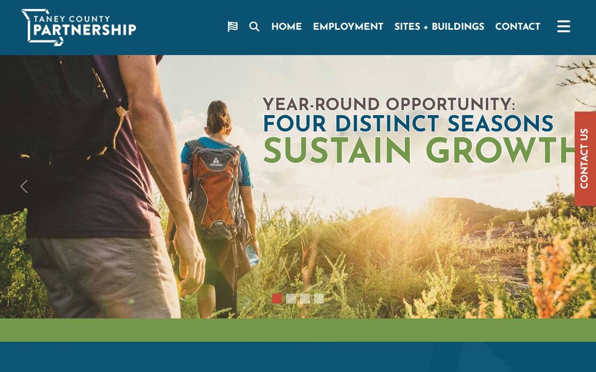 Taney County Partnership website preview