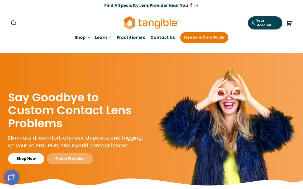 Tangible Science website preview
