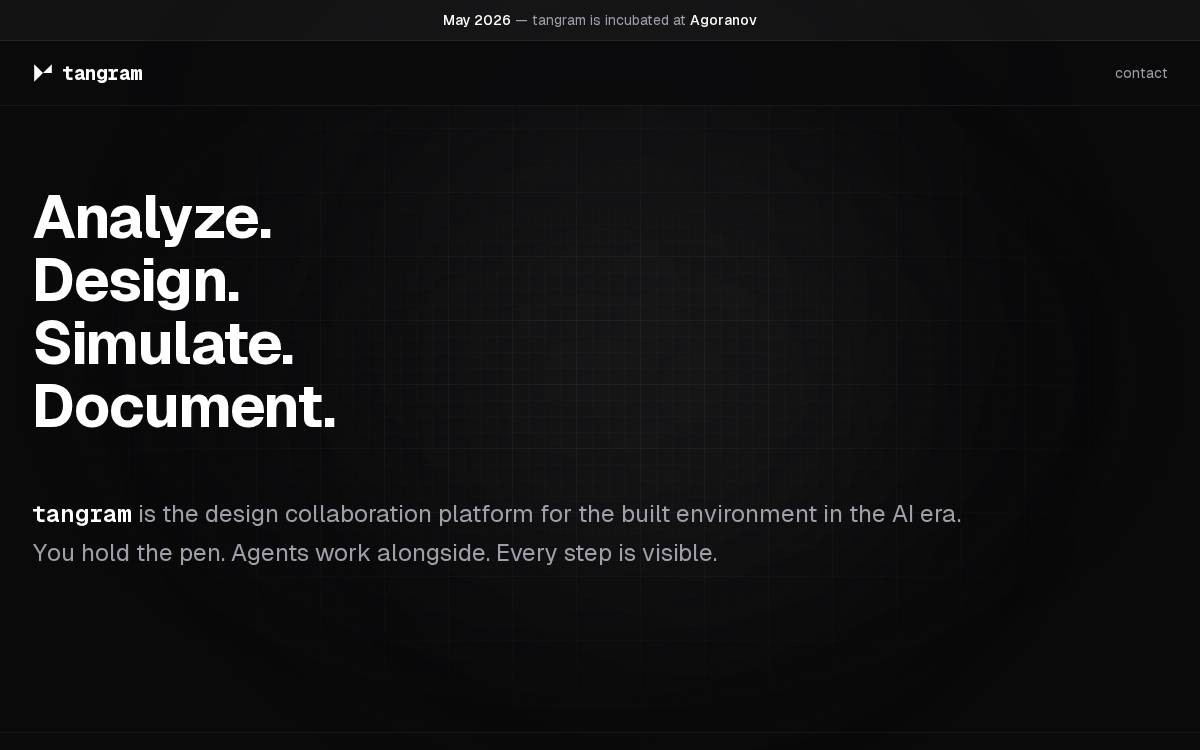 Tangram Ai website preview
