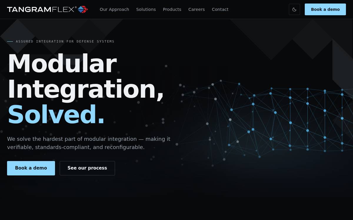 Tangram Flex website preview