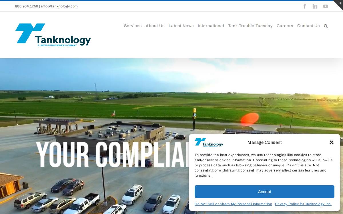 Tanknology website preview