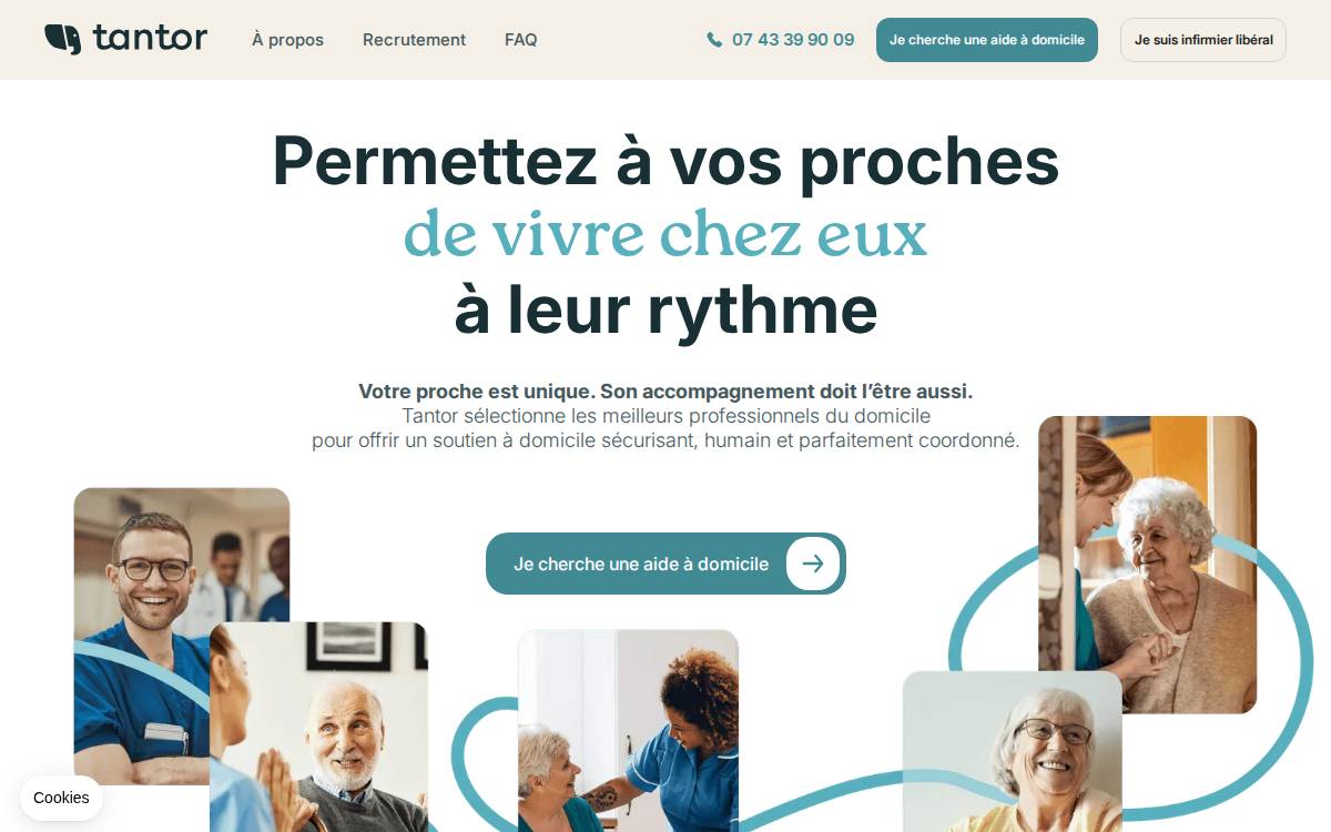 Tantor website preview
