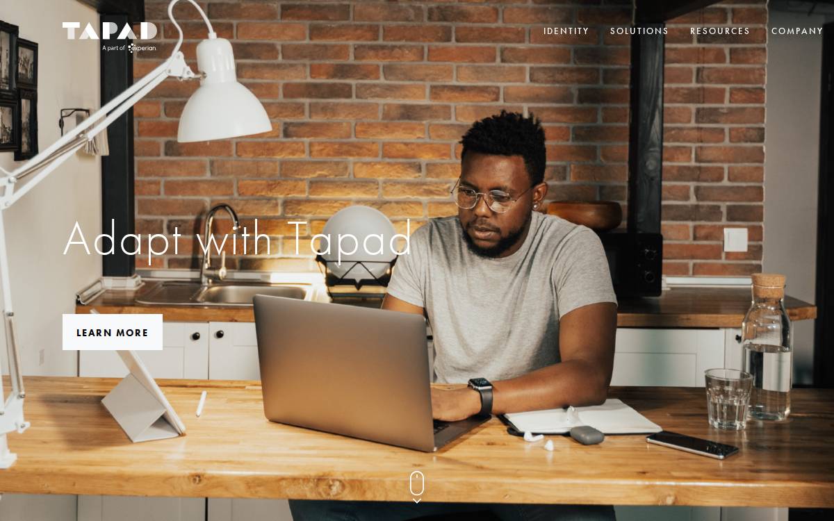 Tapad website preview