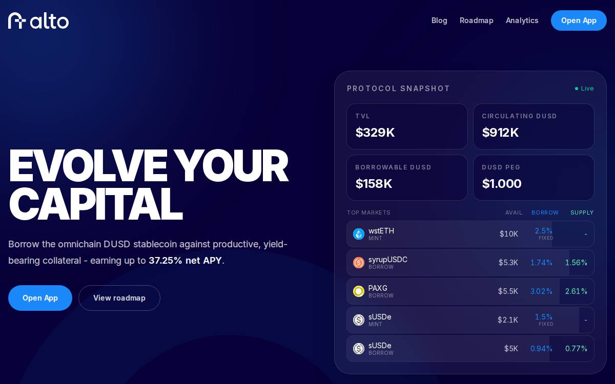 Tapioca website preview