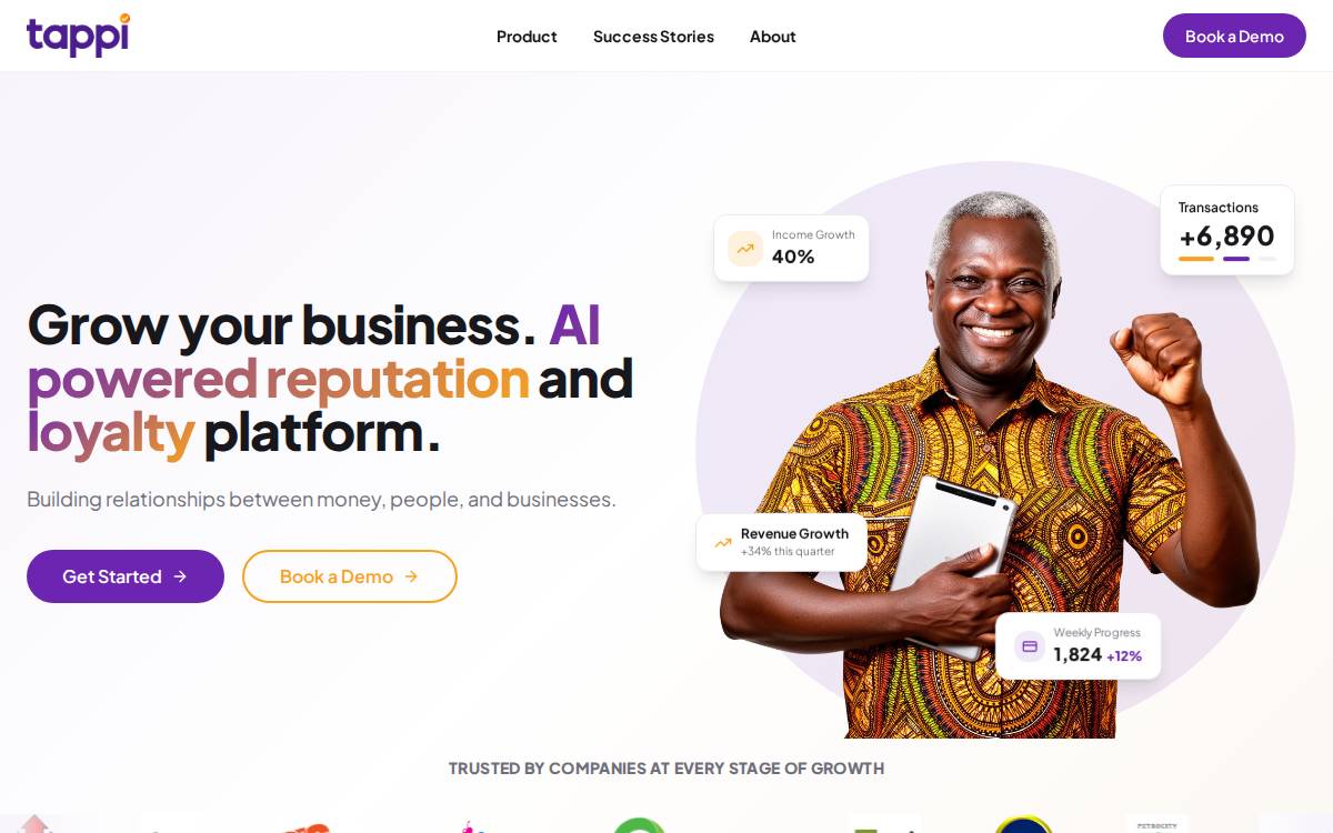 Tappi website preview