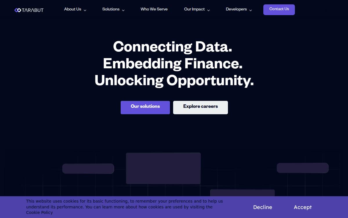 Tarabut website preview