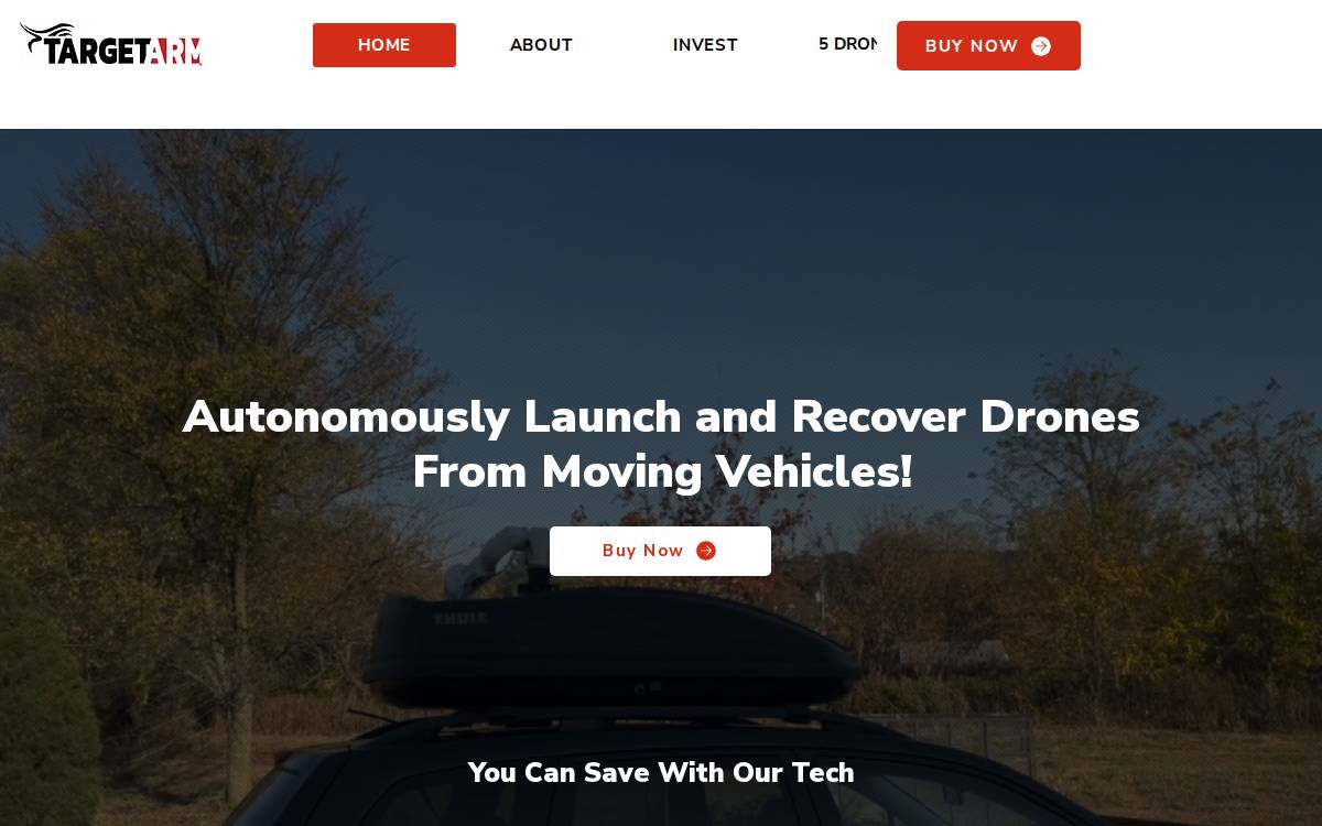 Target Arm website preview