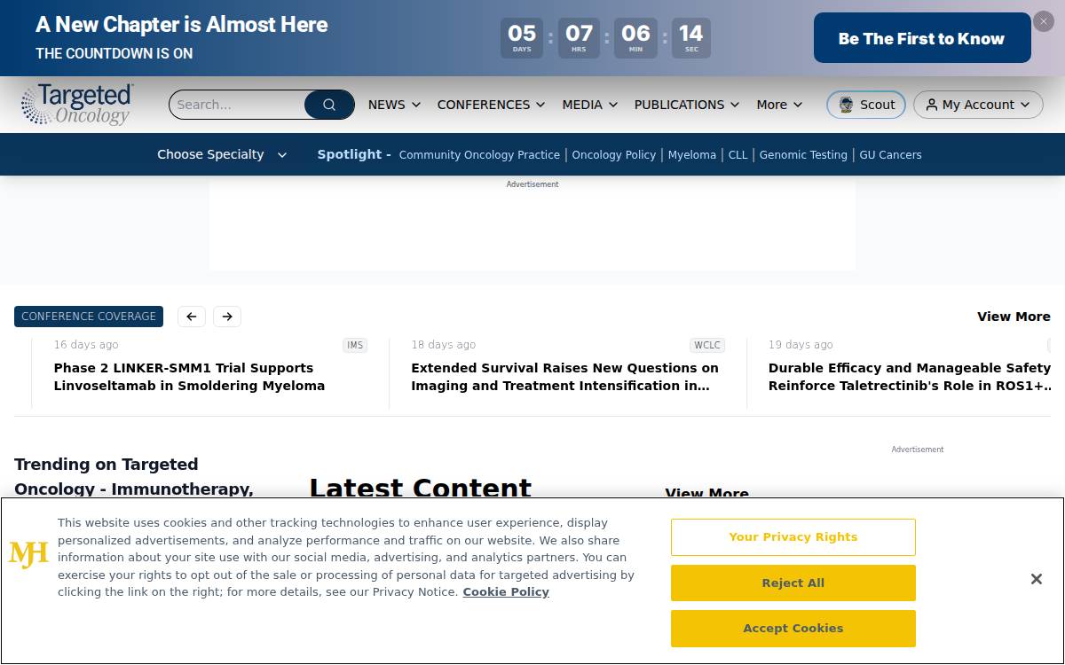 Targetedonc website preview