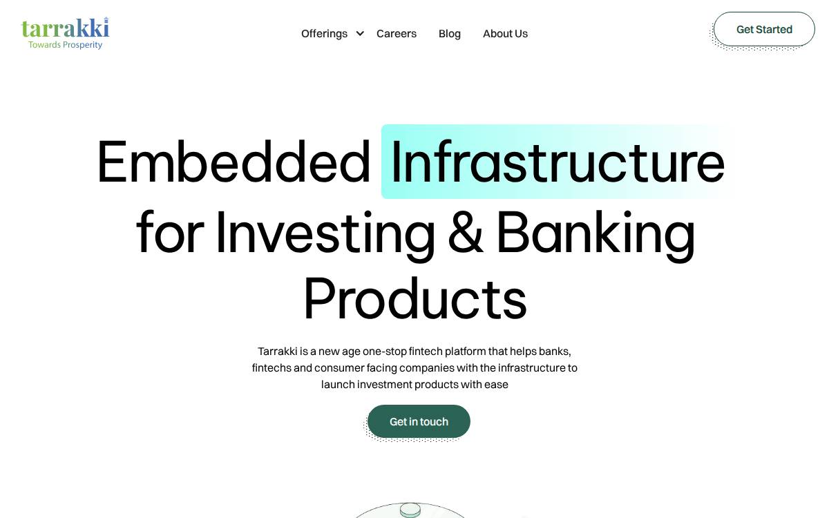 Tarrakki website preview