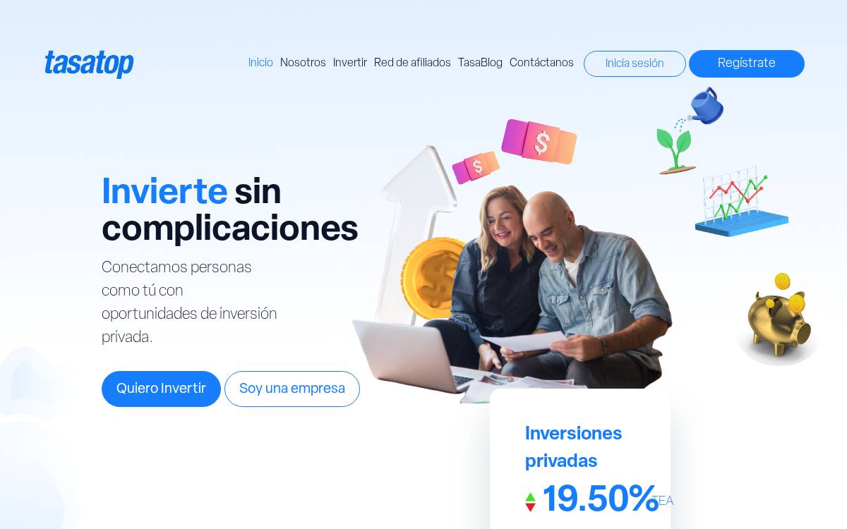 TasaTop website preview