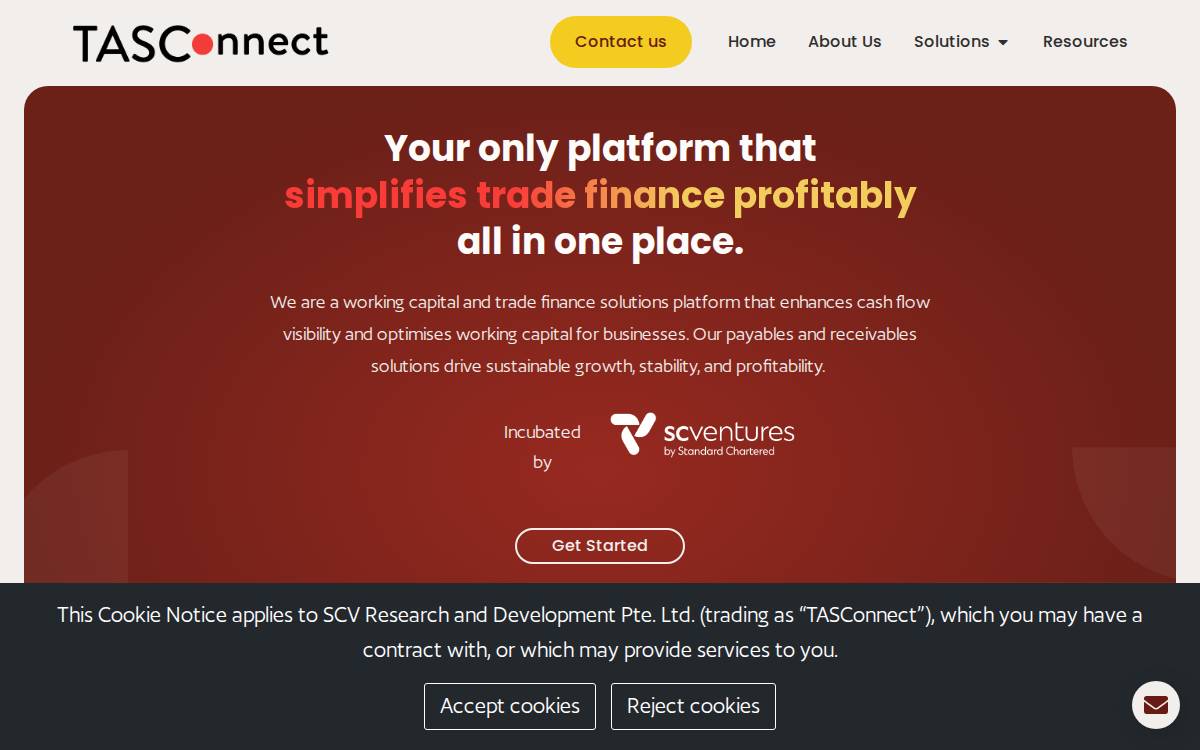 Tasconnect website preview
