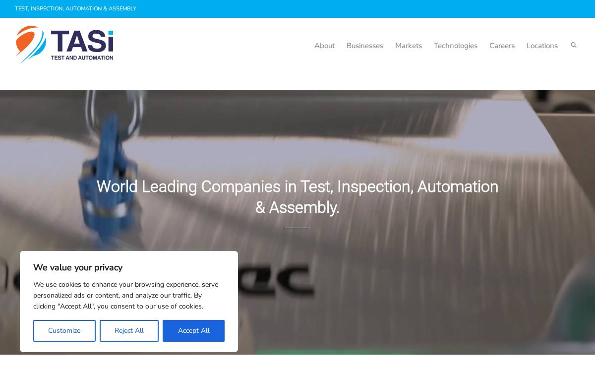 Tasigroup website preview