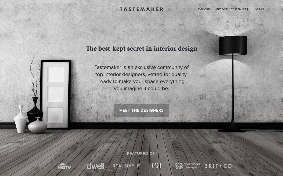 Tastemaker website preview