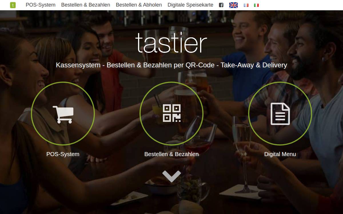 Tastier website preview