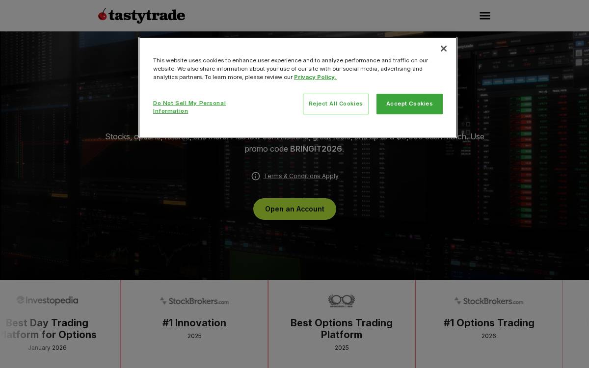 Tasty Works website preview