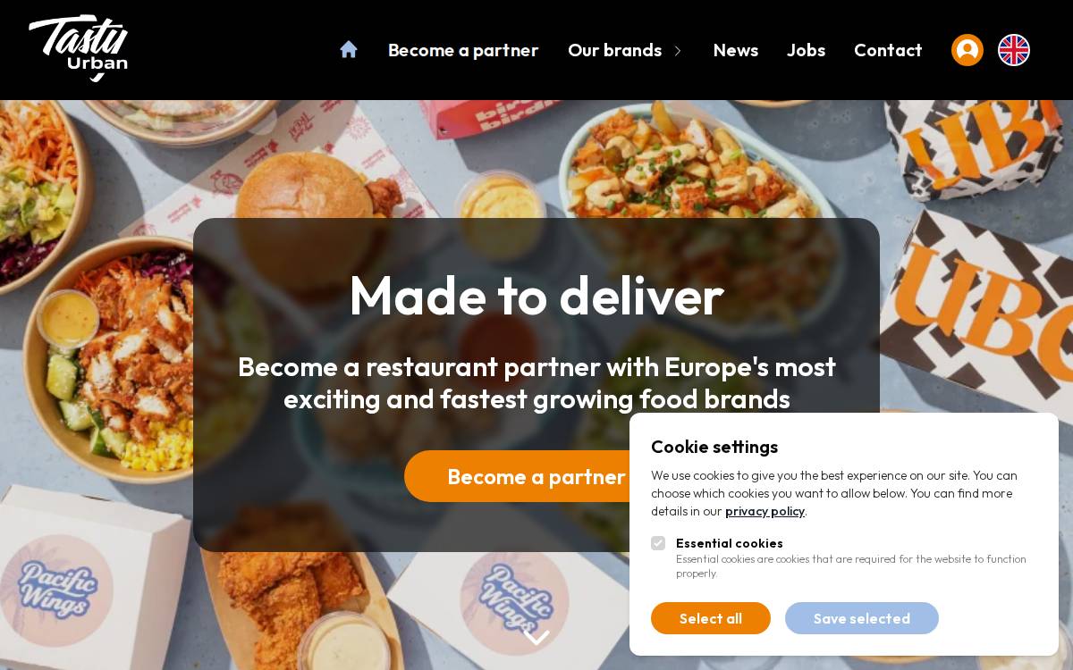 Tastyurban website preview