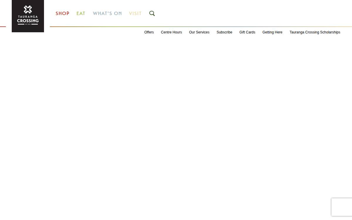 Tauranga Crossing website preview