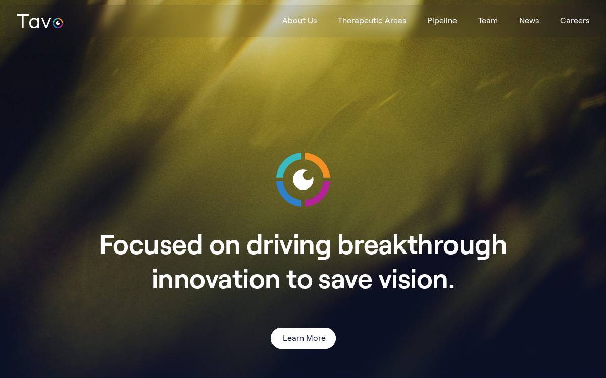 Tavo Biotherapeutics website preview