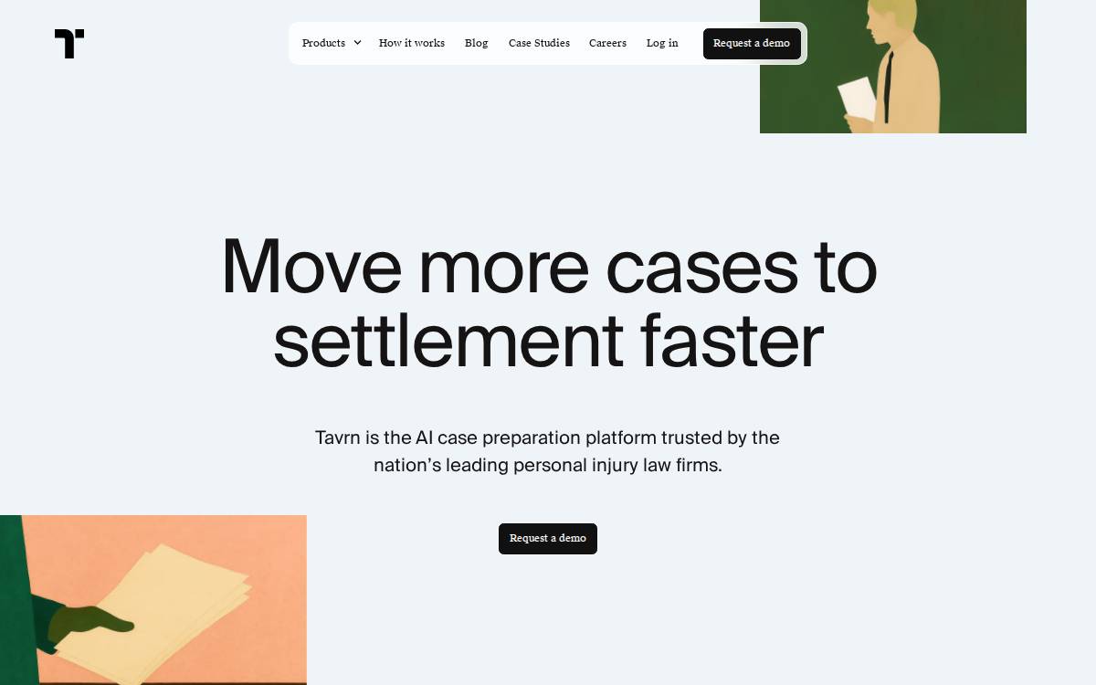 Tavrn website preview