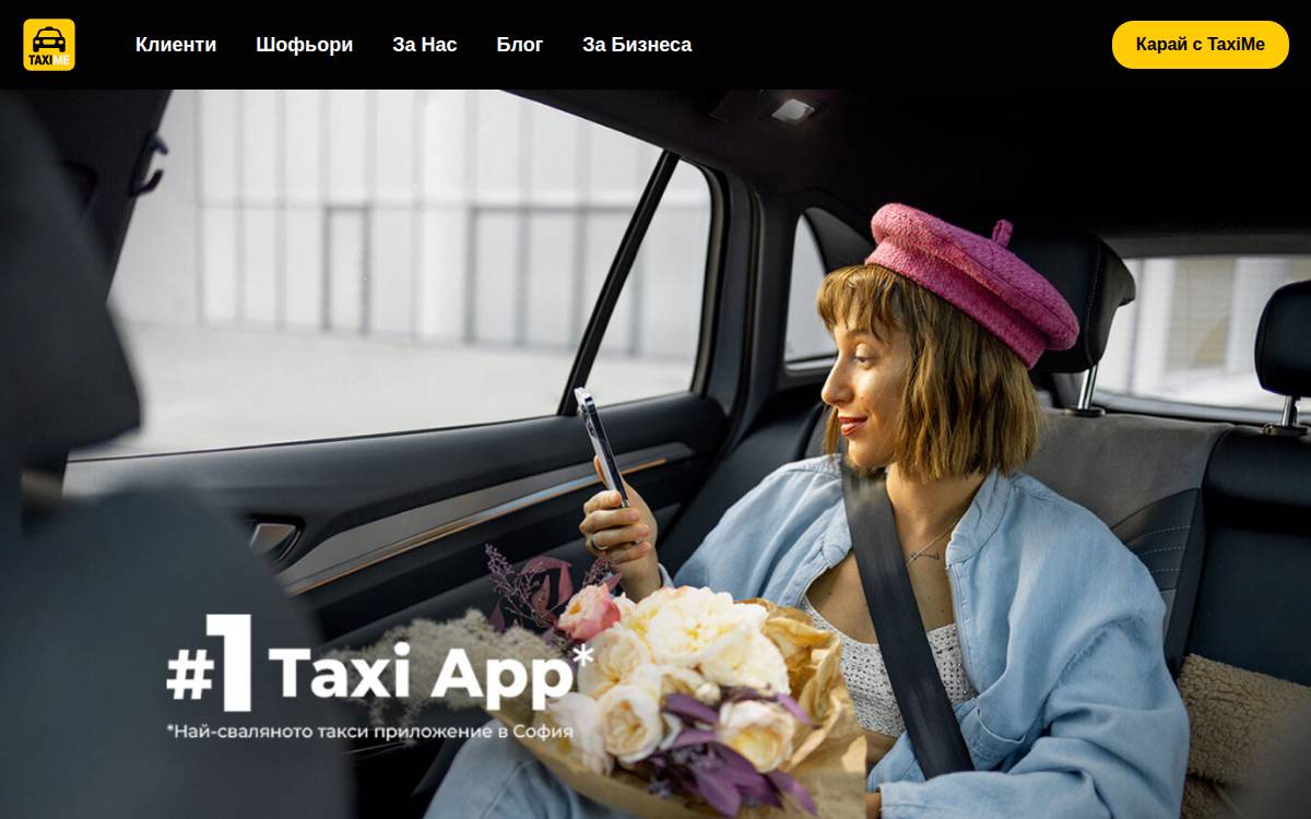 TaxiMe website preview