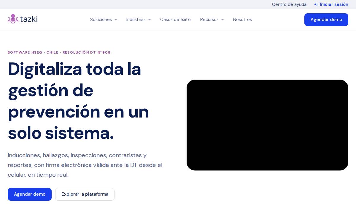 Tazki website preview