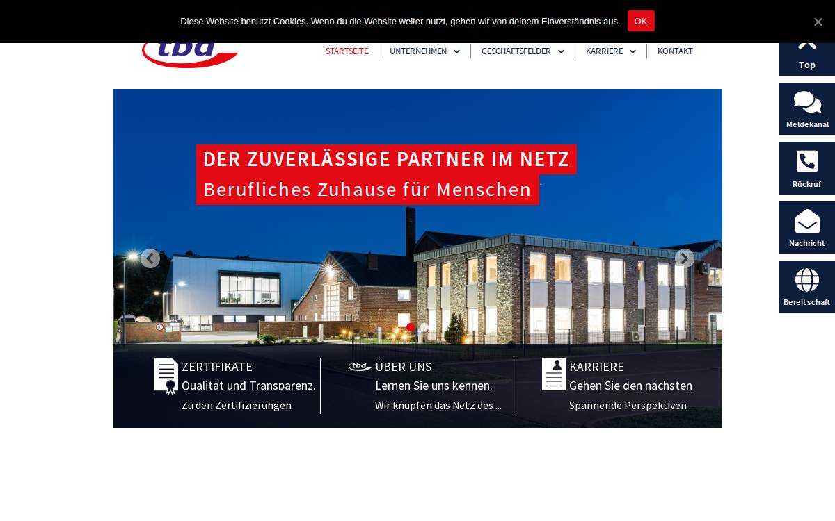 TBD website preview