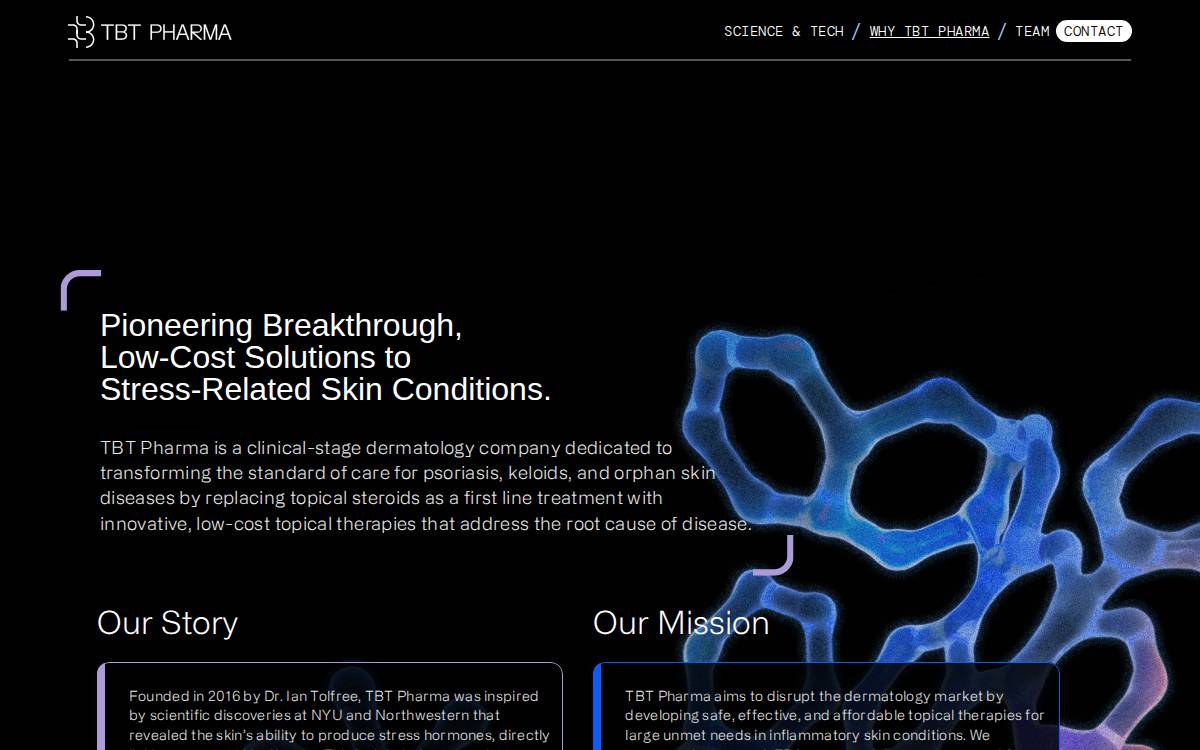 TBT Pharma website preview