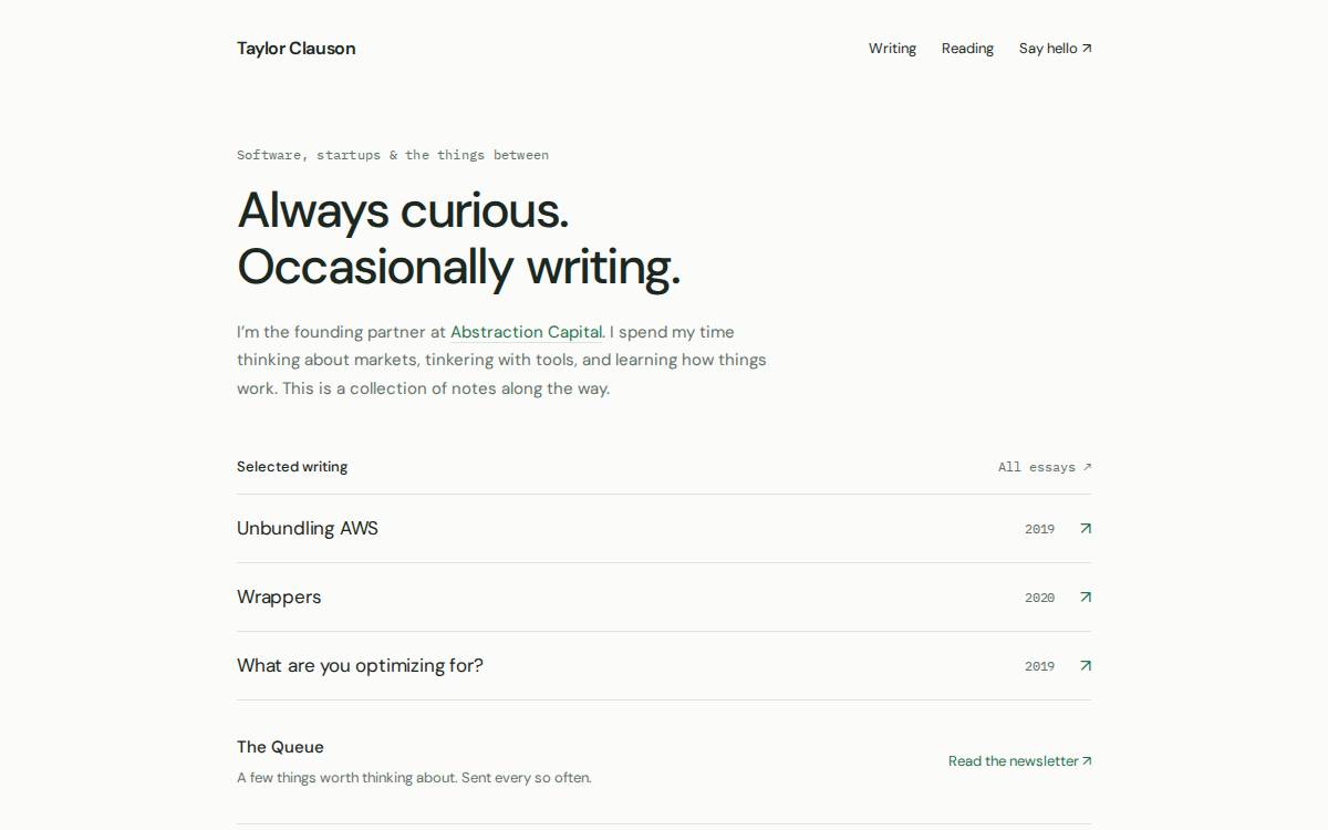 Tclauson website preview