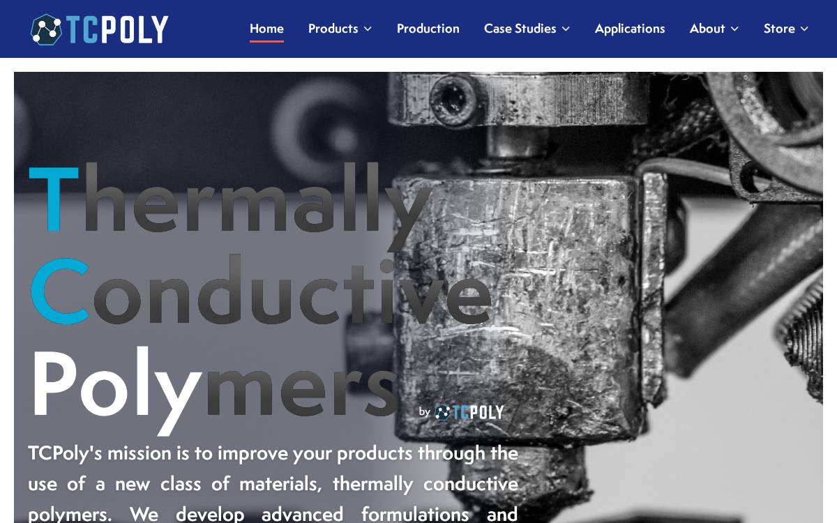 TC Poly website preview