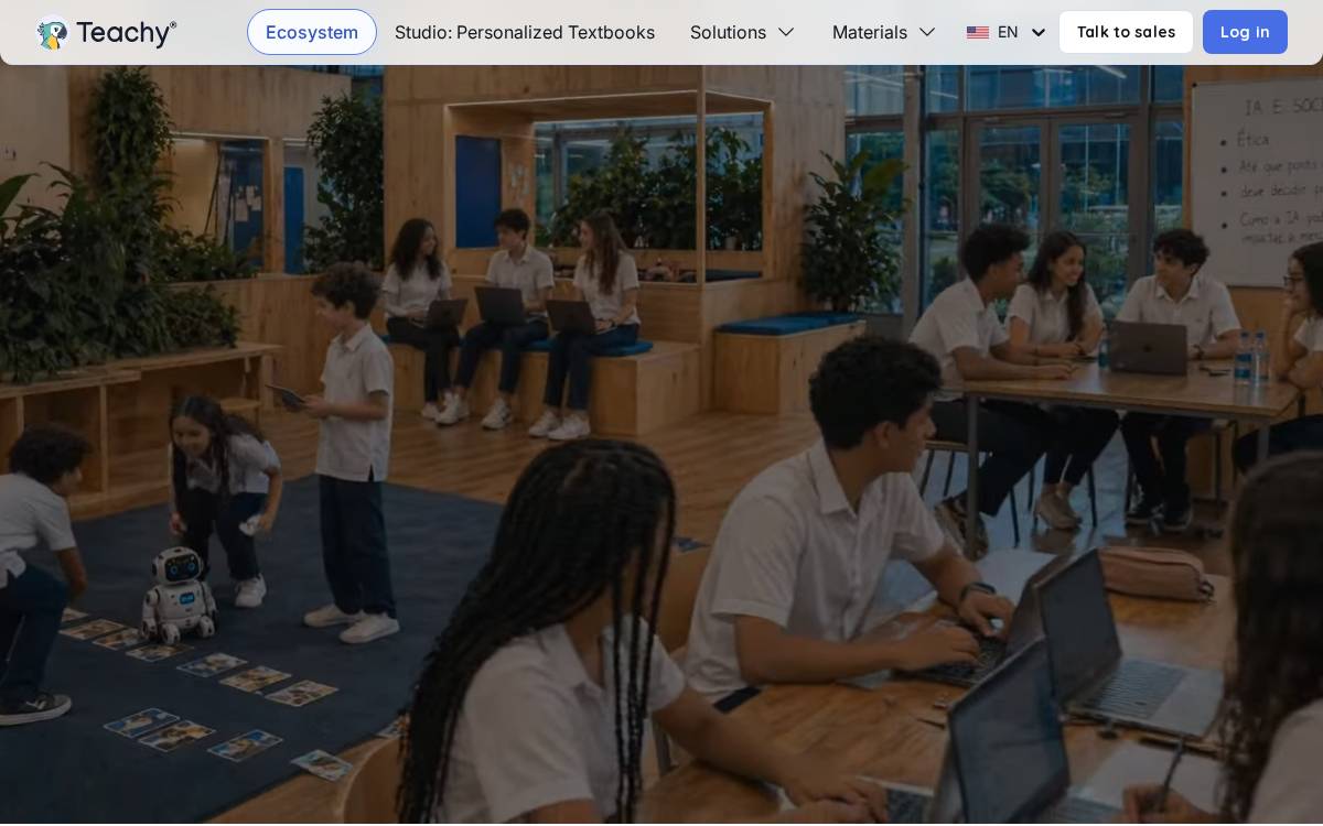 Teachy website preview