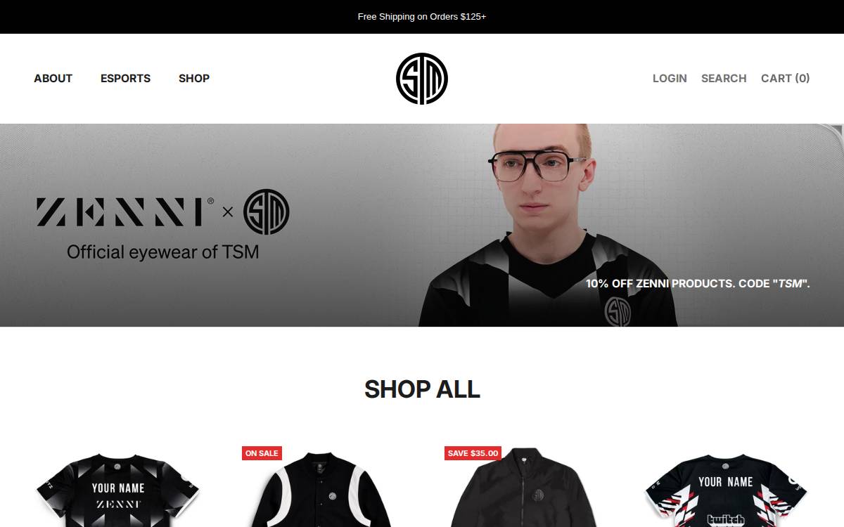 Team Solo Mid website preview