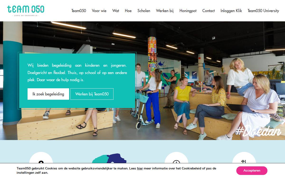 Team050 website preview