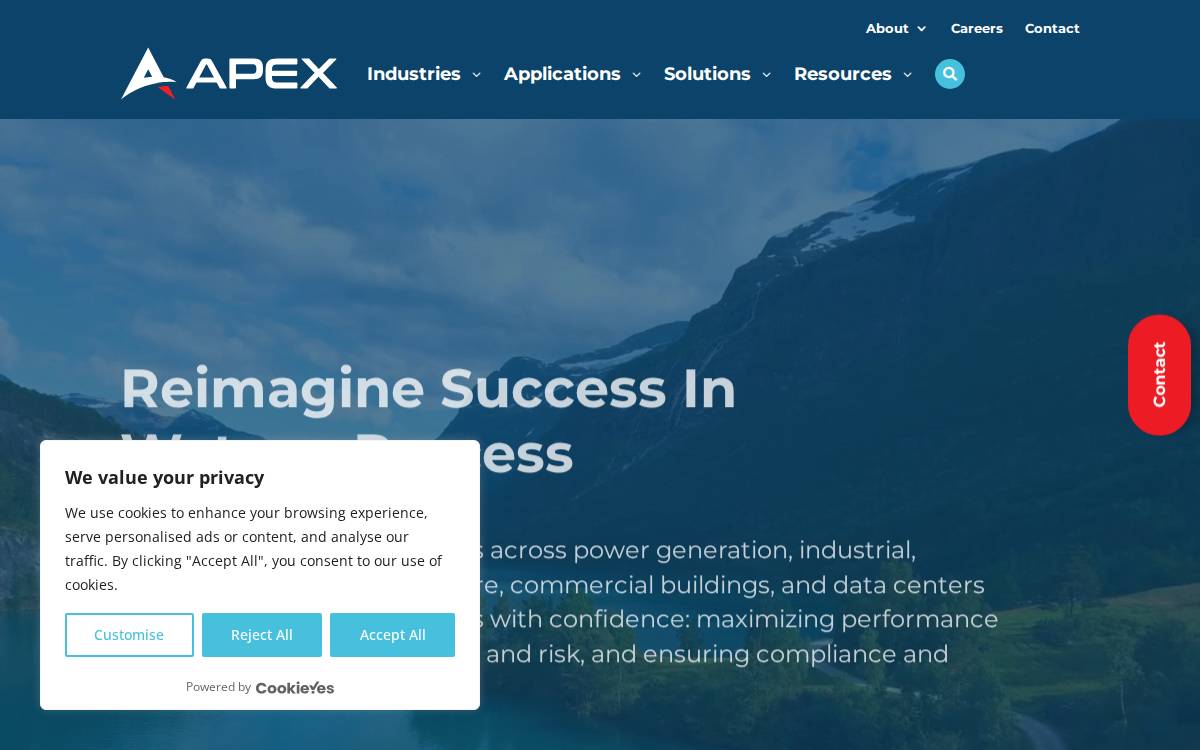 Teamapex website preview