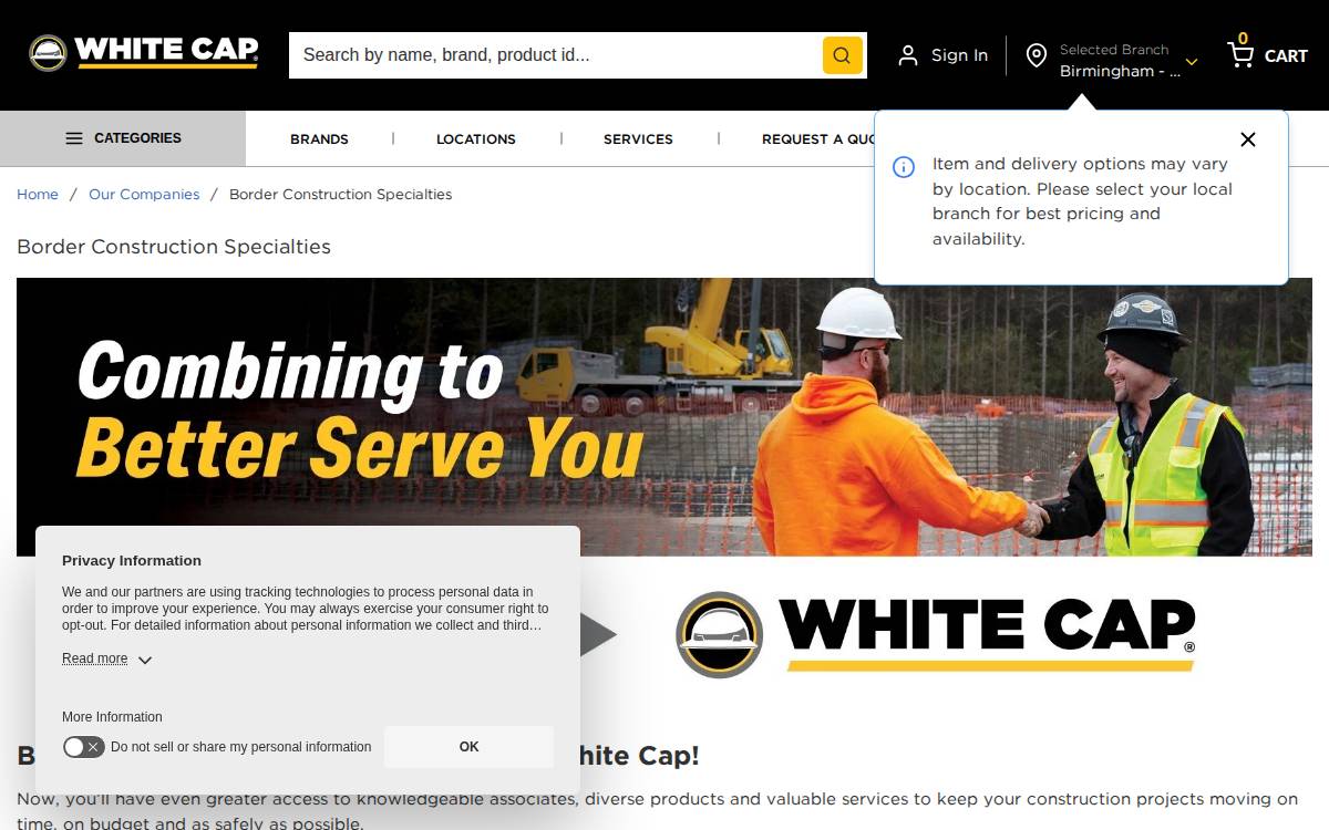 TeamBorder.com website preview