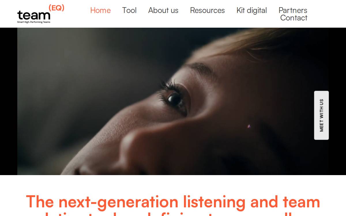TeamEQ website preview