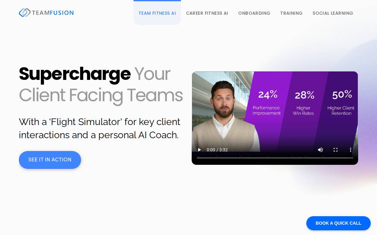 Teamfusion website preview