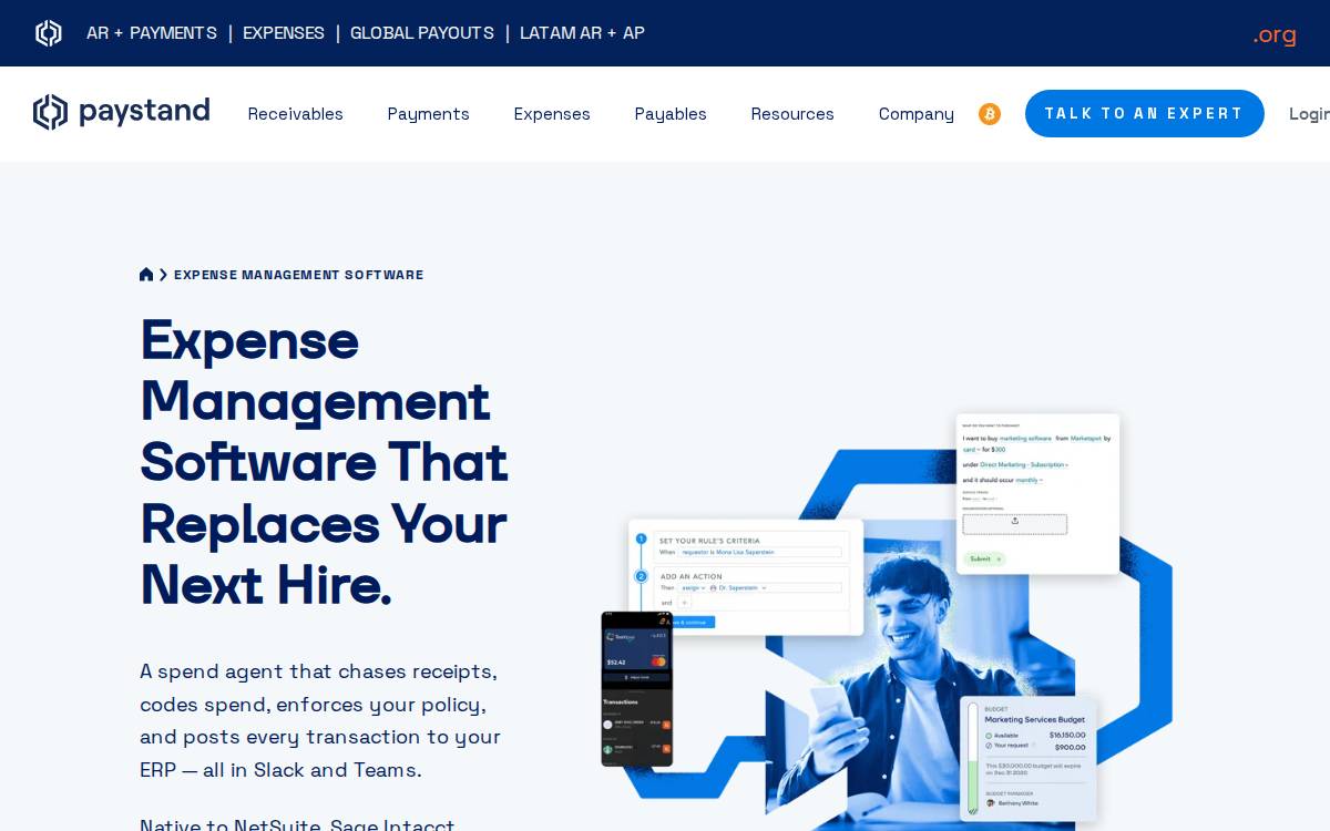 Teampay website preview