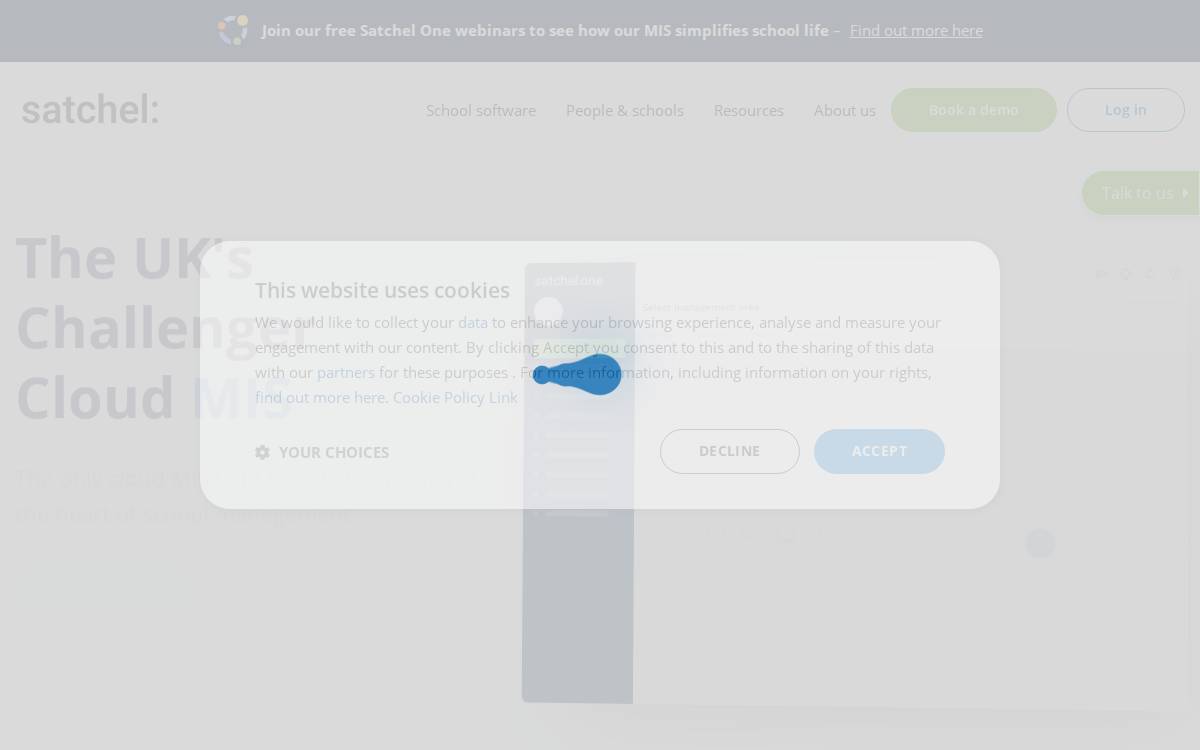 Teamsatchel website preview