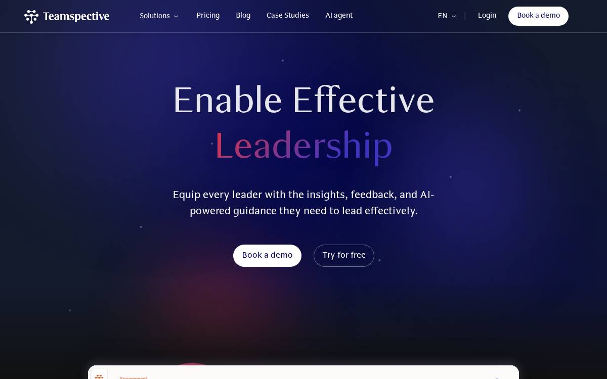 Teamspective website preview