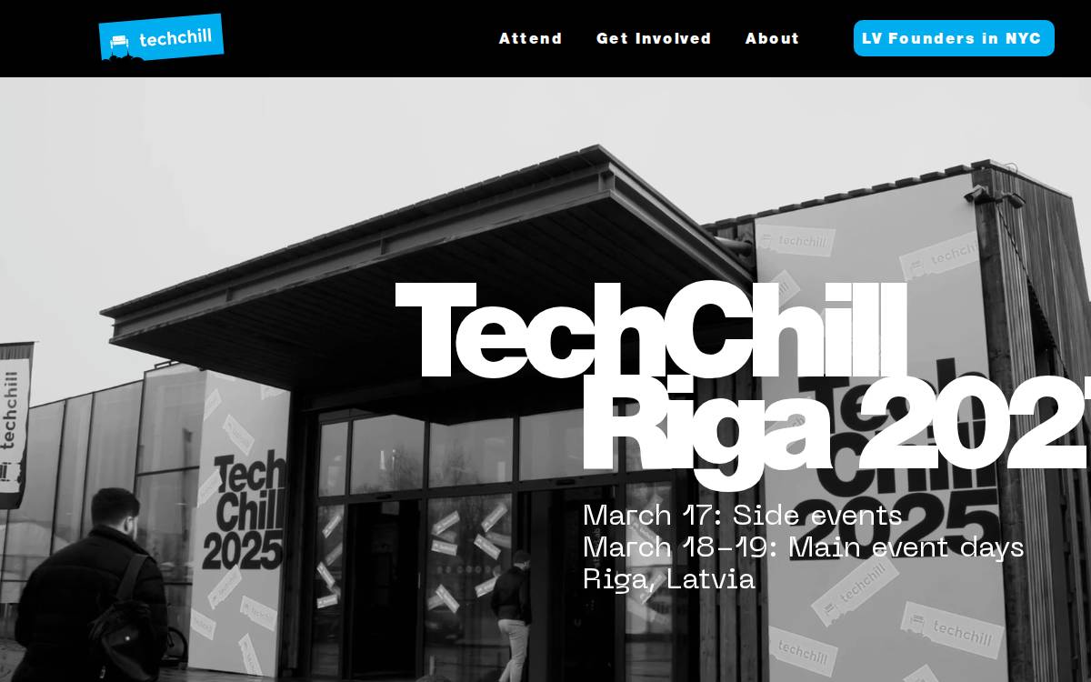 TechChill website preview