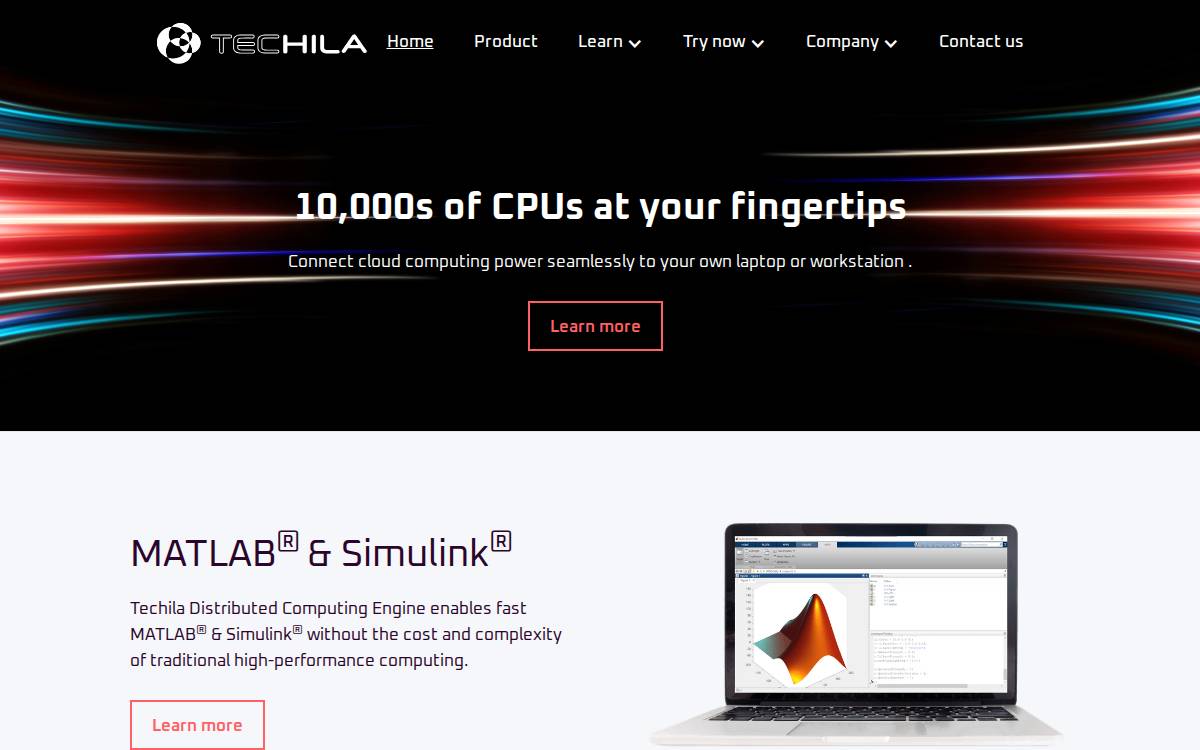Techilatechnologies website preview